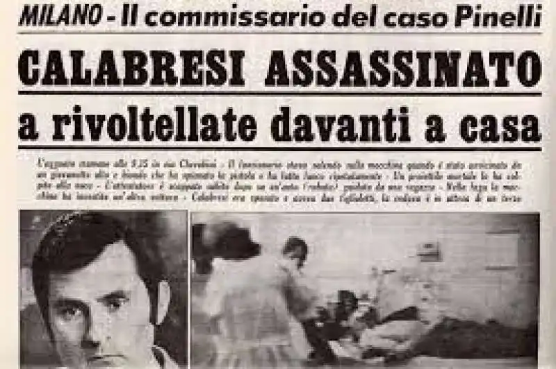 IL COMMISSARIO CALABRESI OMICIDIO 2