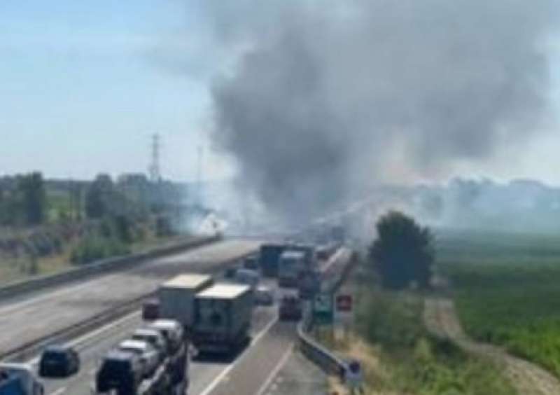 incidente sulla a1 a lodi 13