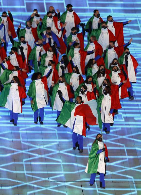 italia cerimonia apertura pechino 2022 3