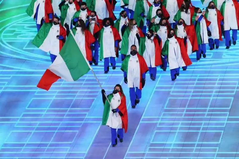 italia cerimonia apertura pechino 2022 9