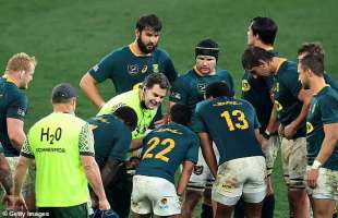 La nazionale del Sudafrica di rugby