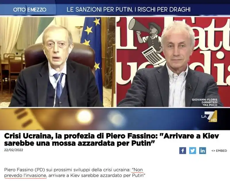 la profezia di piero fassino sull ucraina 