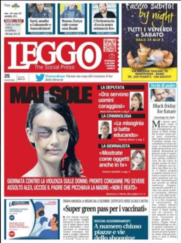 le prime pagine di leggo 1