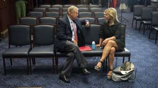 Lindsey Graham e Gretchen Carlson