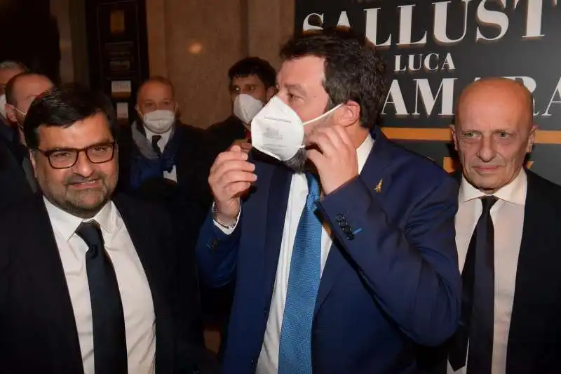 luca palamara  matteo salvini  alessandro sallusti  foto di bacco (2)