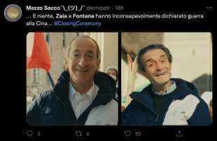 luca zaia e attilio fontanna parlano cinese tweet 9