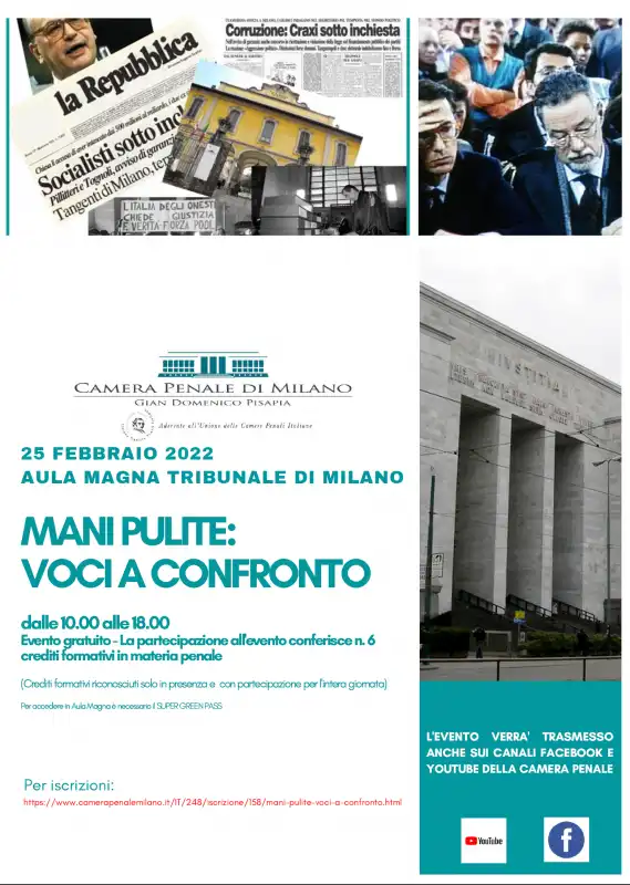 mani pulite   voci a confronto   il convegno  