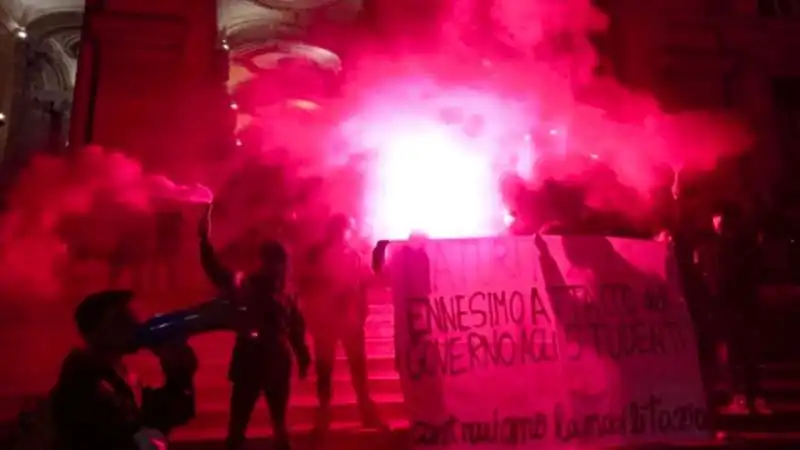 manifestazione studenti a roma 3