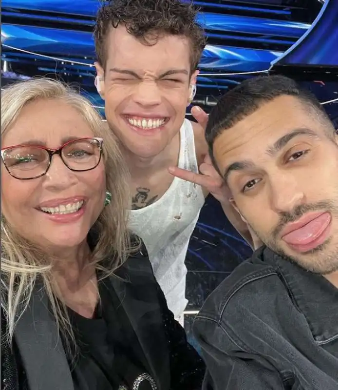 mara venier, blanco e mahmood