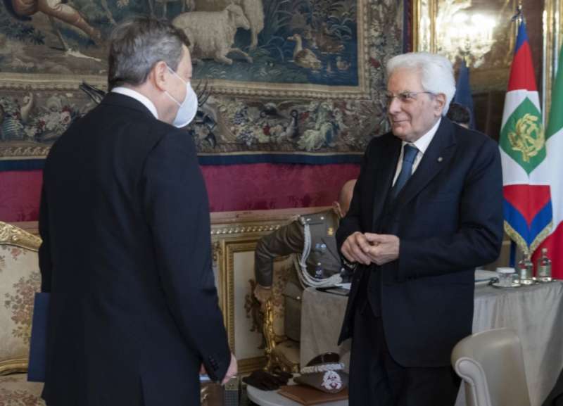 mario dragih sergio mattarella consiglio supremo di difesa