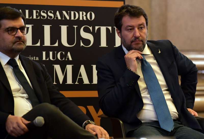 matteo salvini luca palamara foto di bacco