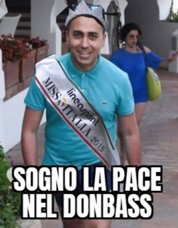 meme luigi di maio miss italia donbass