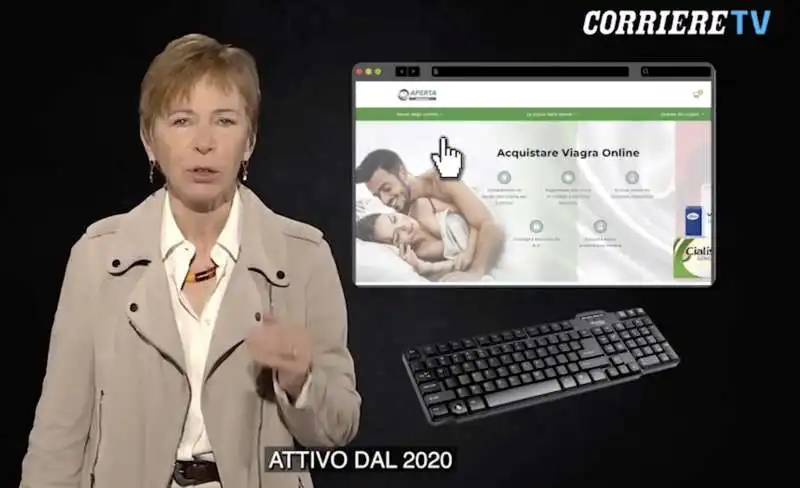 milena gabanelli e il viagra online illegale 