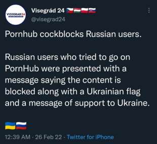 pornhub bloccato in russia