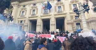 protesta degli studenti