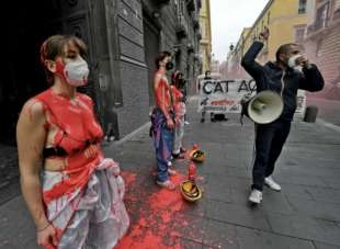 protesta degli studenti a napoli 5