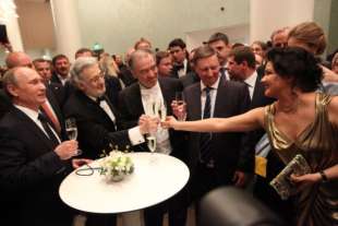 Putin Domingo Gergiev Netrebko