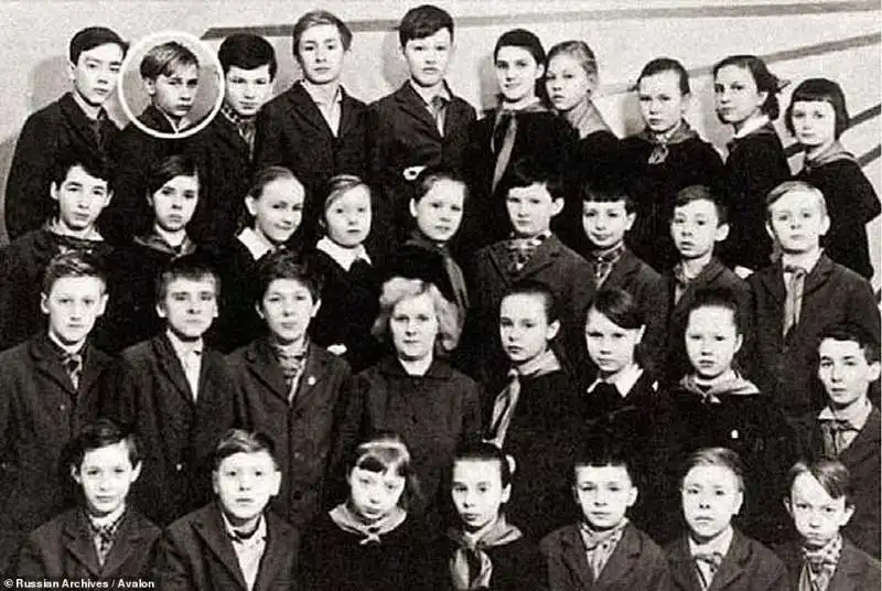 putin in classe nel 1964