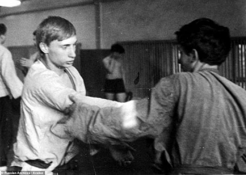 putin nel 1970 pratica judo