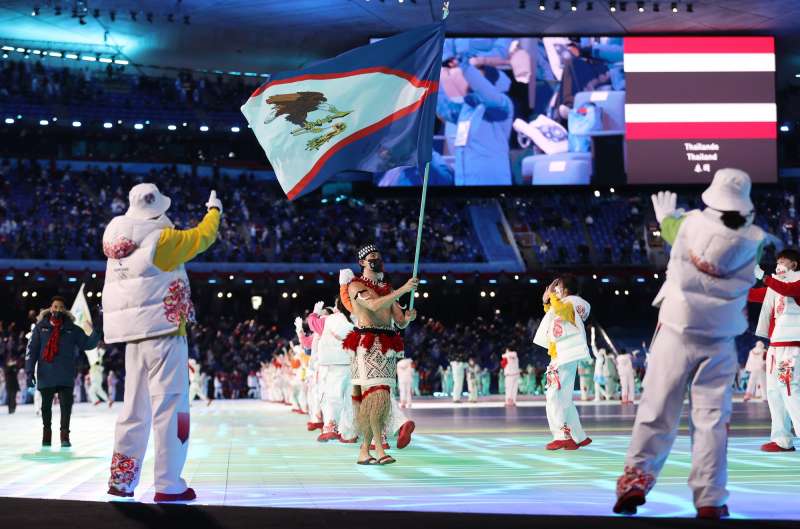 samoa cerimonia apertura pechino 2022 3