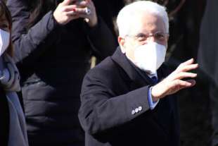 SERGIO MATTARELLA A NORCIA