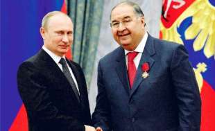 vladimir putin alisher usmanov