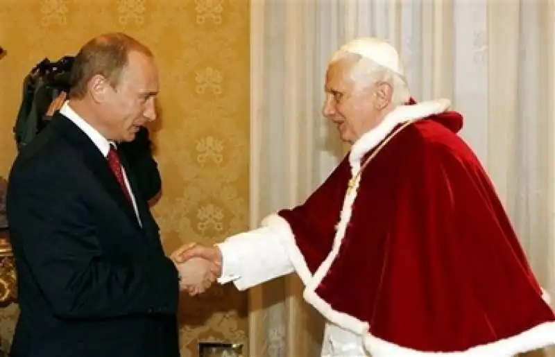 VLADIMIR PUTIN JOSEPH RATZINGER 