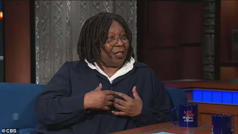 Whoopi Goldberg al Late Show