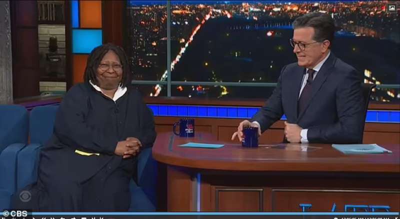 Whoopi Goldberg al Late Show 2