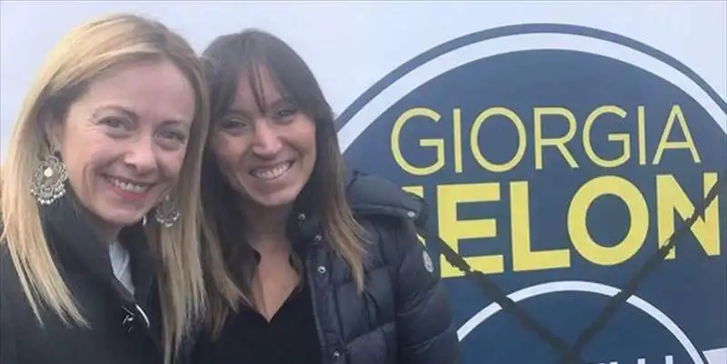 ylenja lucaselli con giorgia meloni