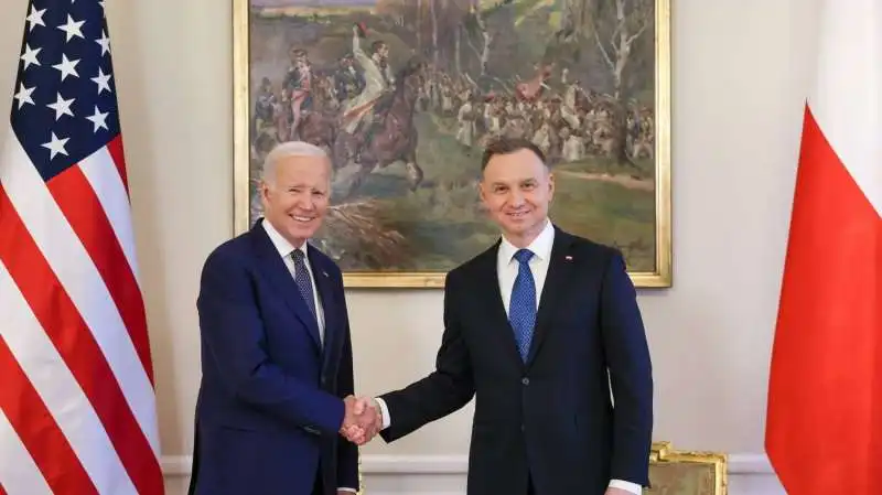 Andrzej Duda E JOE BIDEN IN POLONIA 2