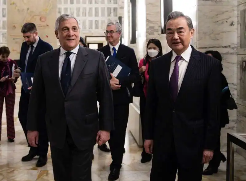 antonio tajani wang yi 