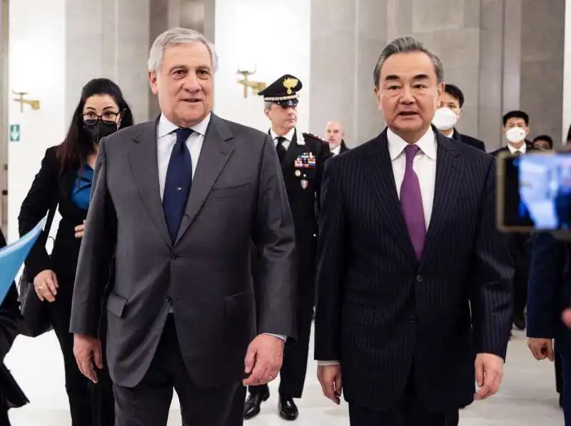  antonio tajani   wang yi   2