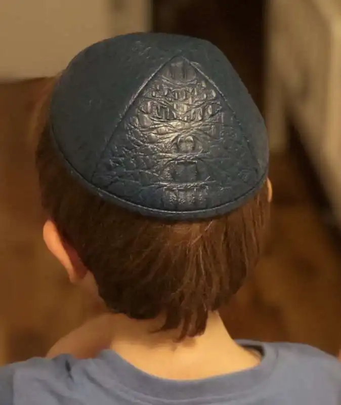 bambino con la kippah 