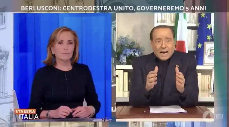 BARBARA PALOMBELLI E SILVIO BERLUSCONI