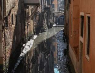 bassa marea a venezia