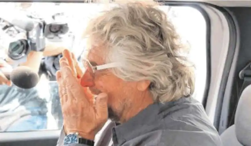 BEPPE GRILLO IN UN BLITZ A ROMA - OTTOBRE 2022