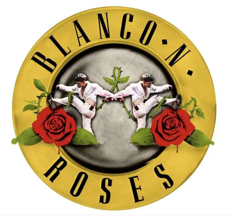 BLANCO N ROSES - MEME BY MAGLIETTEDELLASALUTE