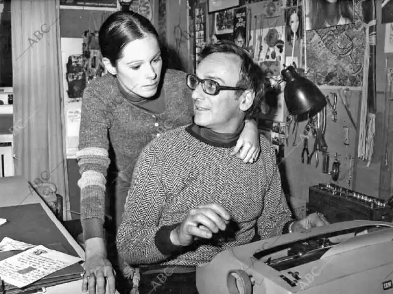 Carlos Saura e geraldine chaplin