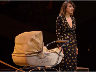 chiara francini sul palco di sanremo