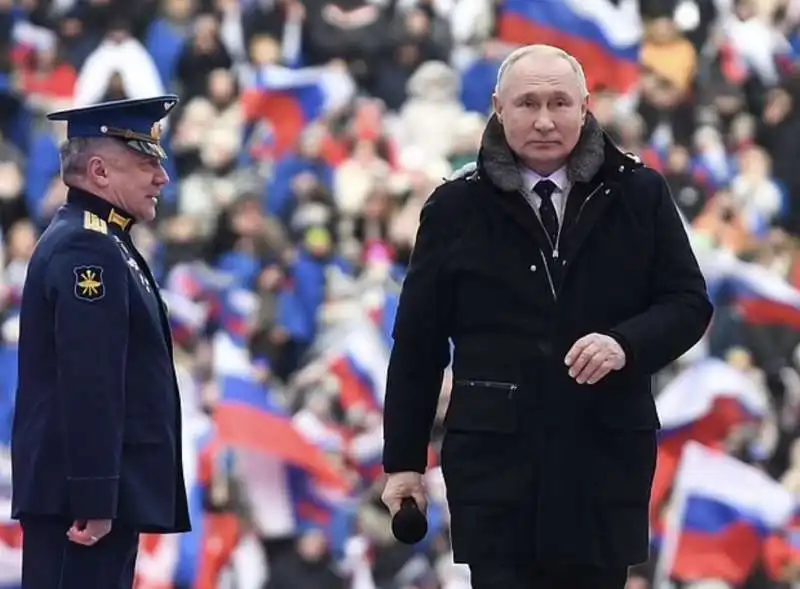 discorso di vladimir putin allo stadio  lushniki di mosca   22 febbraio 2023 