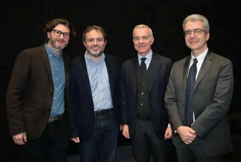 fabio christian guarnaccia  rocco moccagatta  giampaolo letta  federico di chio  foto di bacco