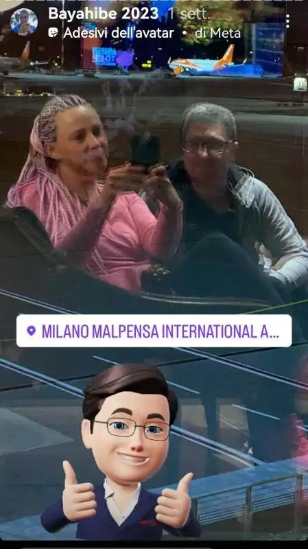 foto in viaggio di ania goledzinowska e paolo enrico beretta da instagram