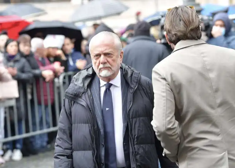 funerale costanzo   aurelio de laurentiis   foto di bacco