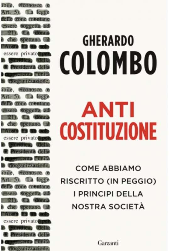 GHERARDO COLOMBO - ANTI COSTITUZIONE