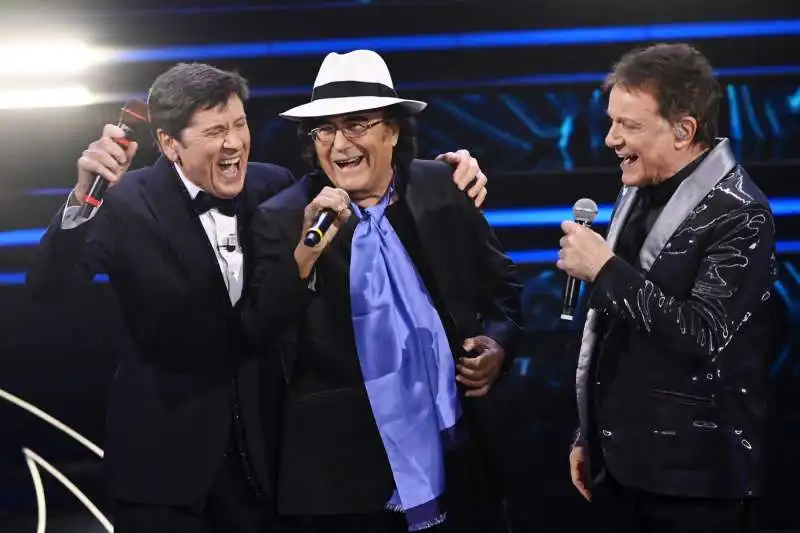 gianni morandi al bano massimo ranieri   sanremo 2023