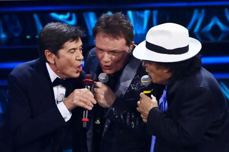 gianni morandi al bano massimo ranieri   sanremo 2023 2