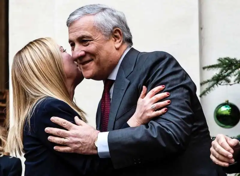 GIORGIA MELONI ANTONIO TAJANI