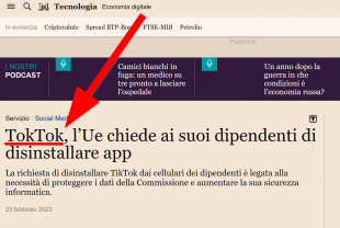 Il Sole 24 Ore, TikTok diventa TokTok