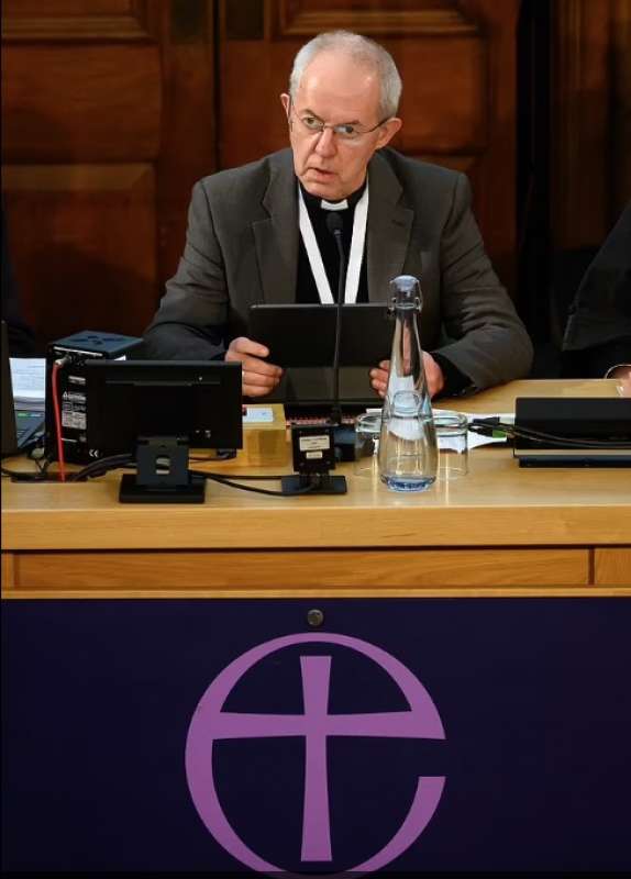 Justin Welby arcivescovo capo della chiesa d'inghilterra